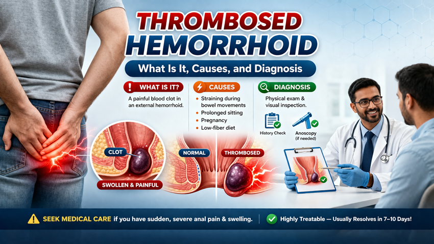 Thrombosed Hemorrhoid – What Is It, Causes, and Diagnosis?